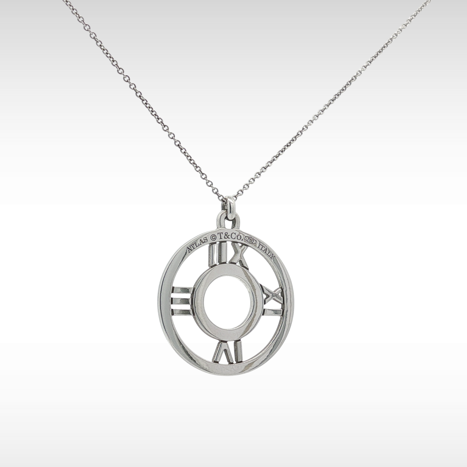 Atlas White Gold Necklace