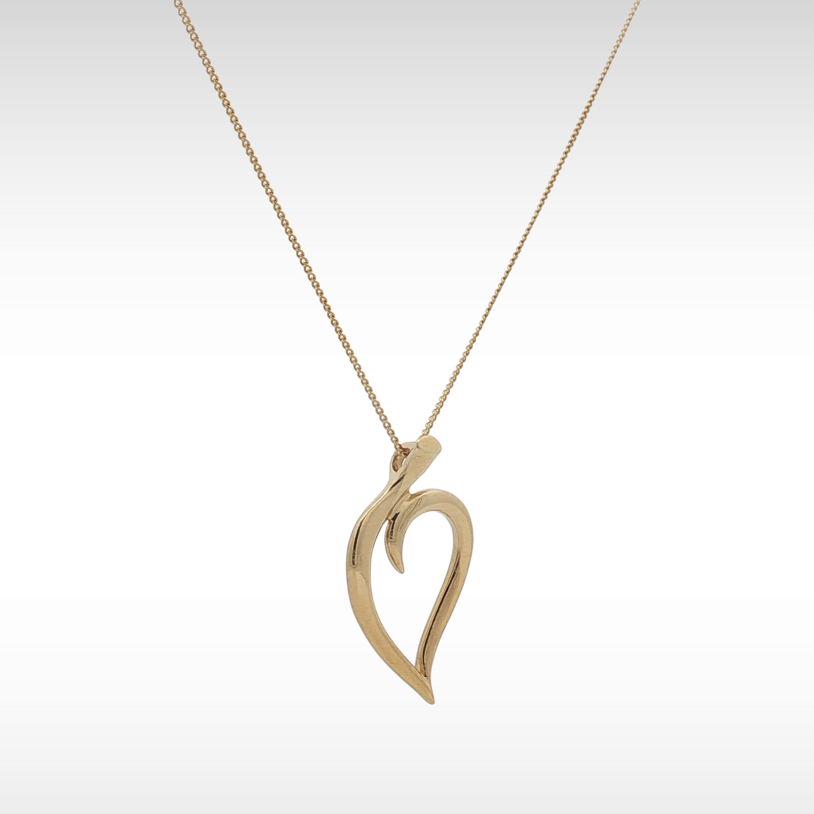 Leaf Heart Necklace