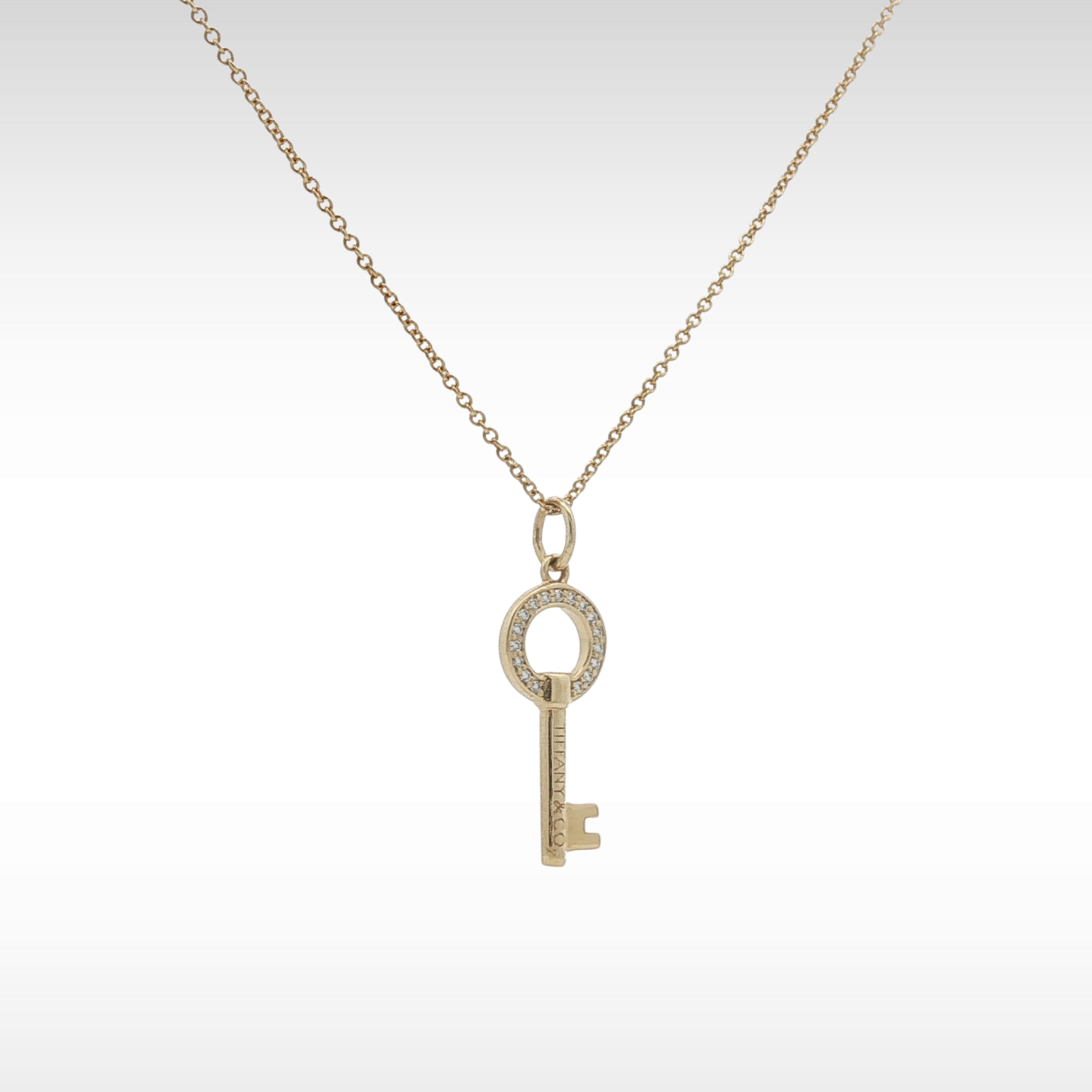 Key Yellow Gold Necklace
