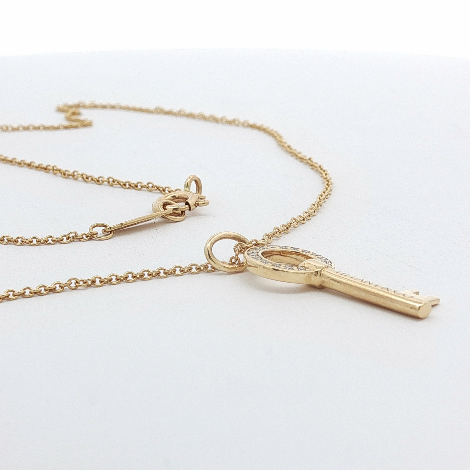 Key Yellow Gold Necklace