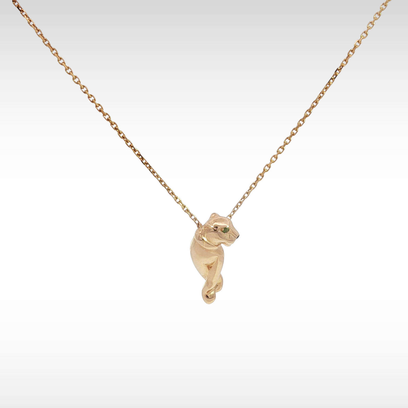 Panthere Pink Gold Necklace