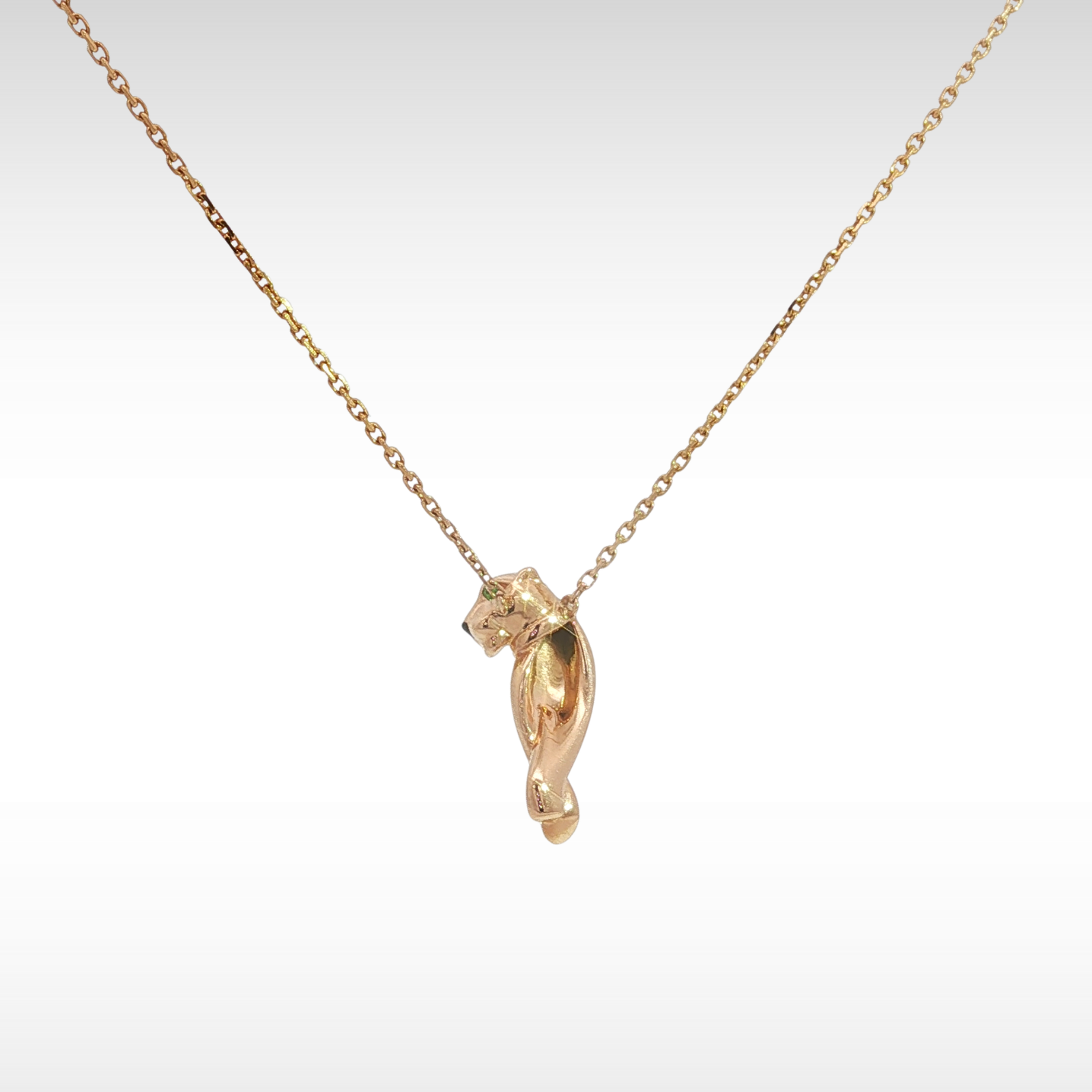 Panthere Pink Gold Necklace