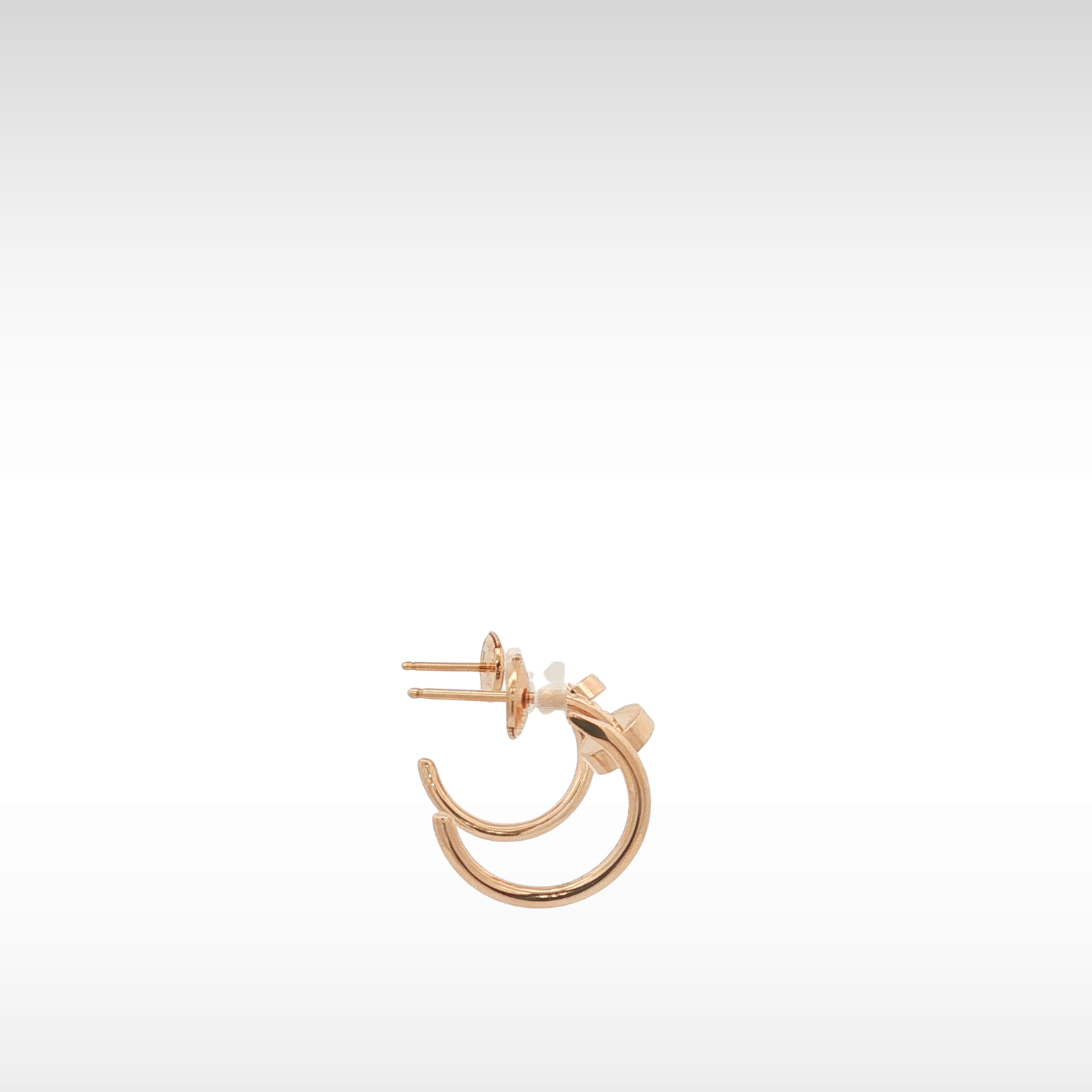 Juste un Clou Pink Gold Earrings