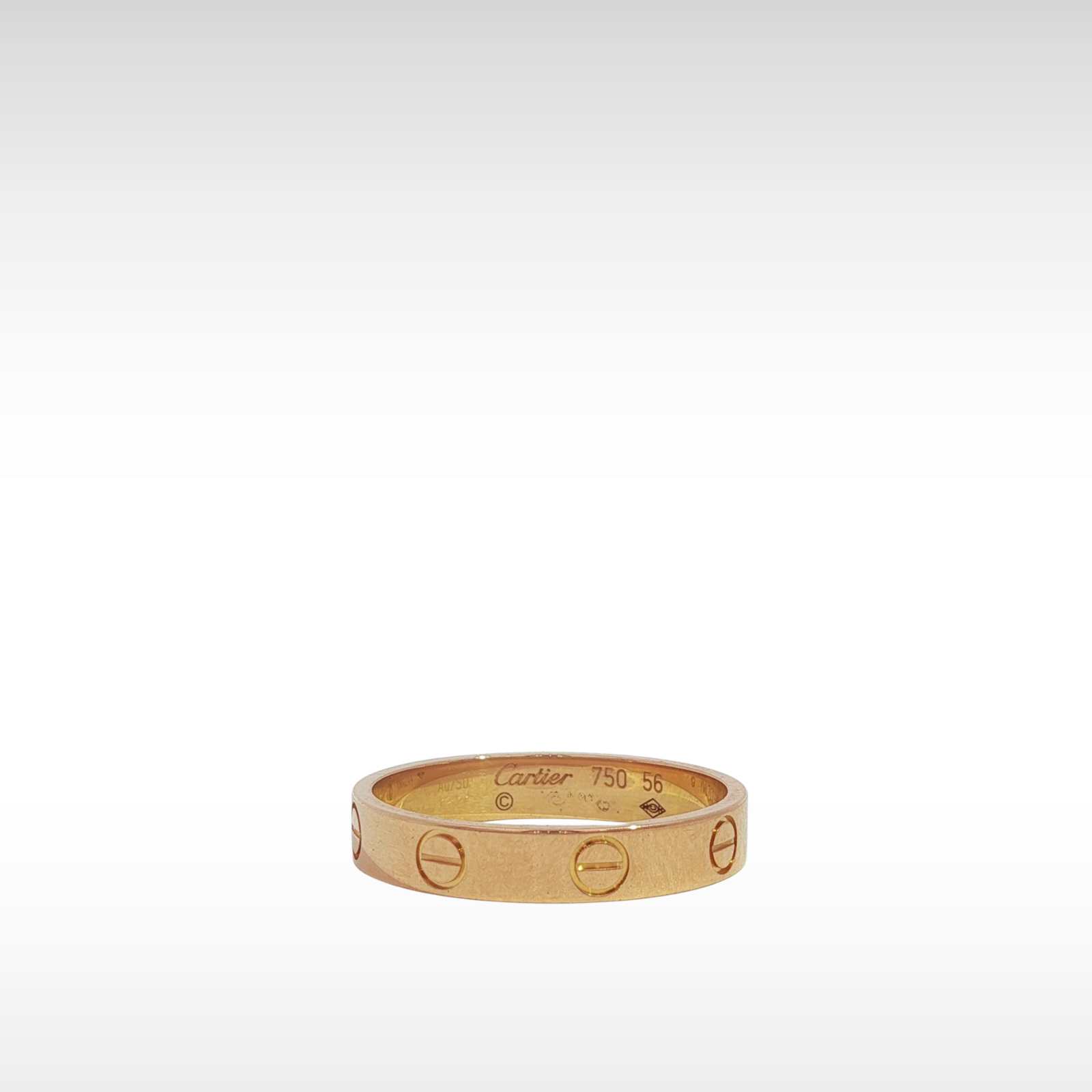LOVE Small Ring Pink Gold 56 / 7.25