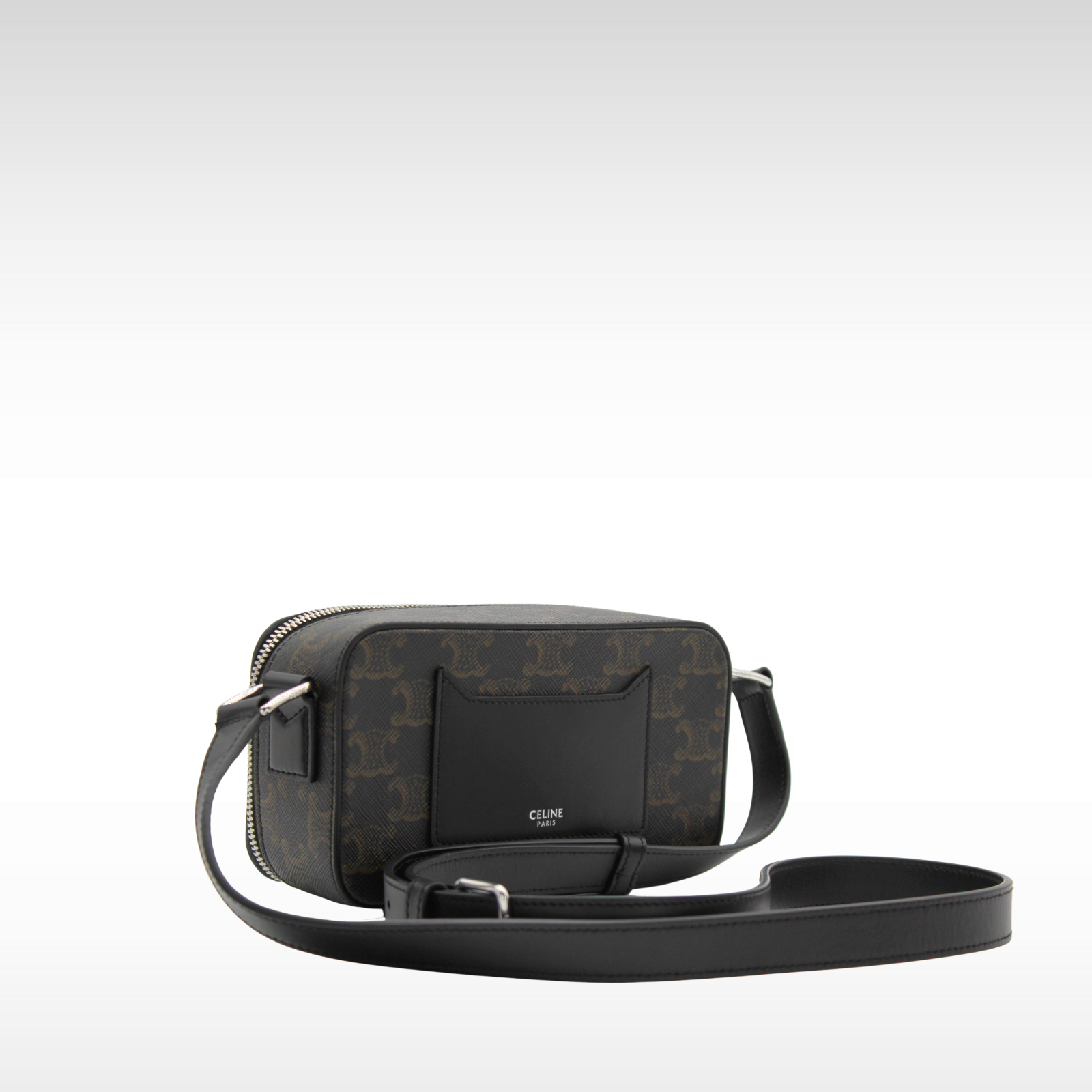 Messenger Triomphe Mini Calf Black Shoulder Bag