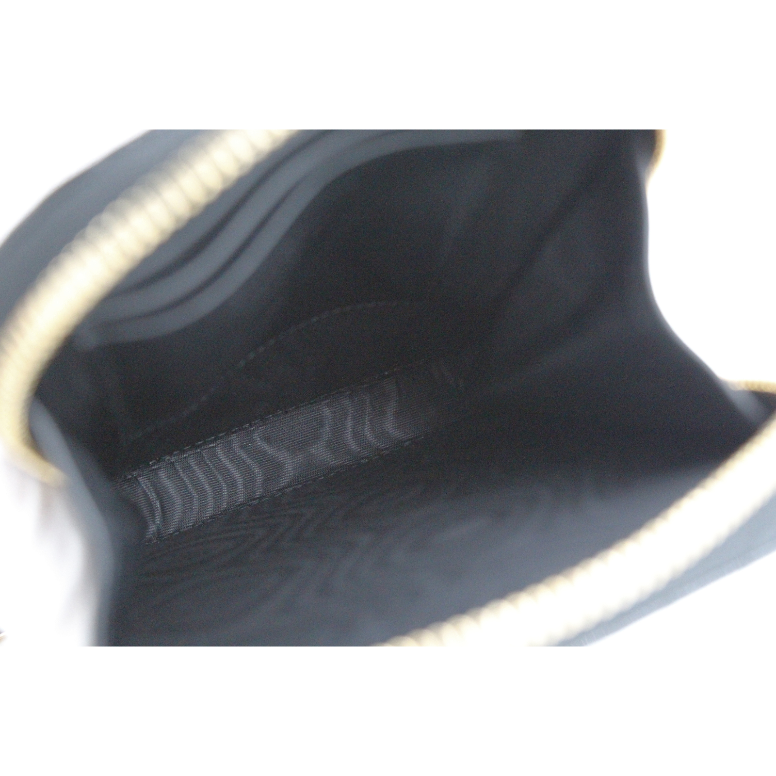 Lady Dior Call'in Enamel Black Phone Holder