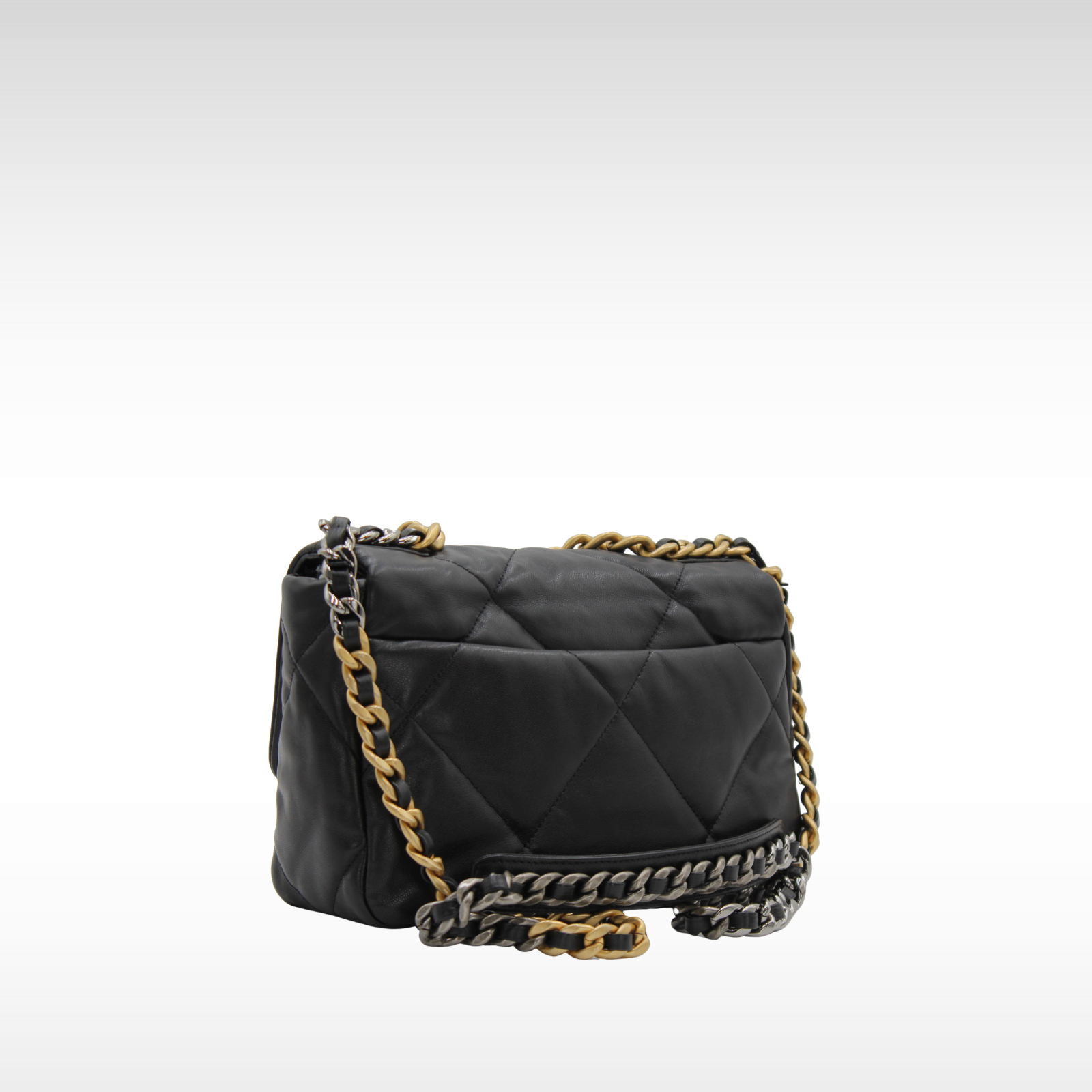 Chanel 19 Lamb Black Shoulder Bag