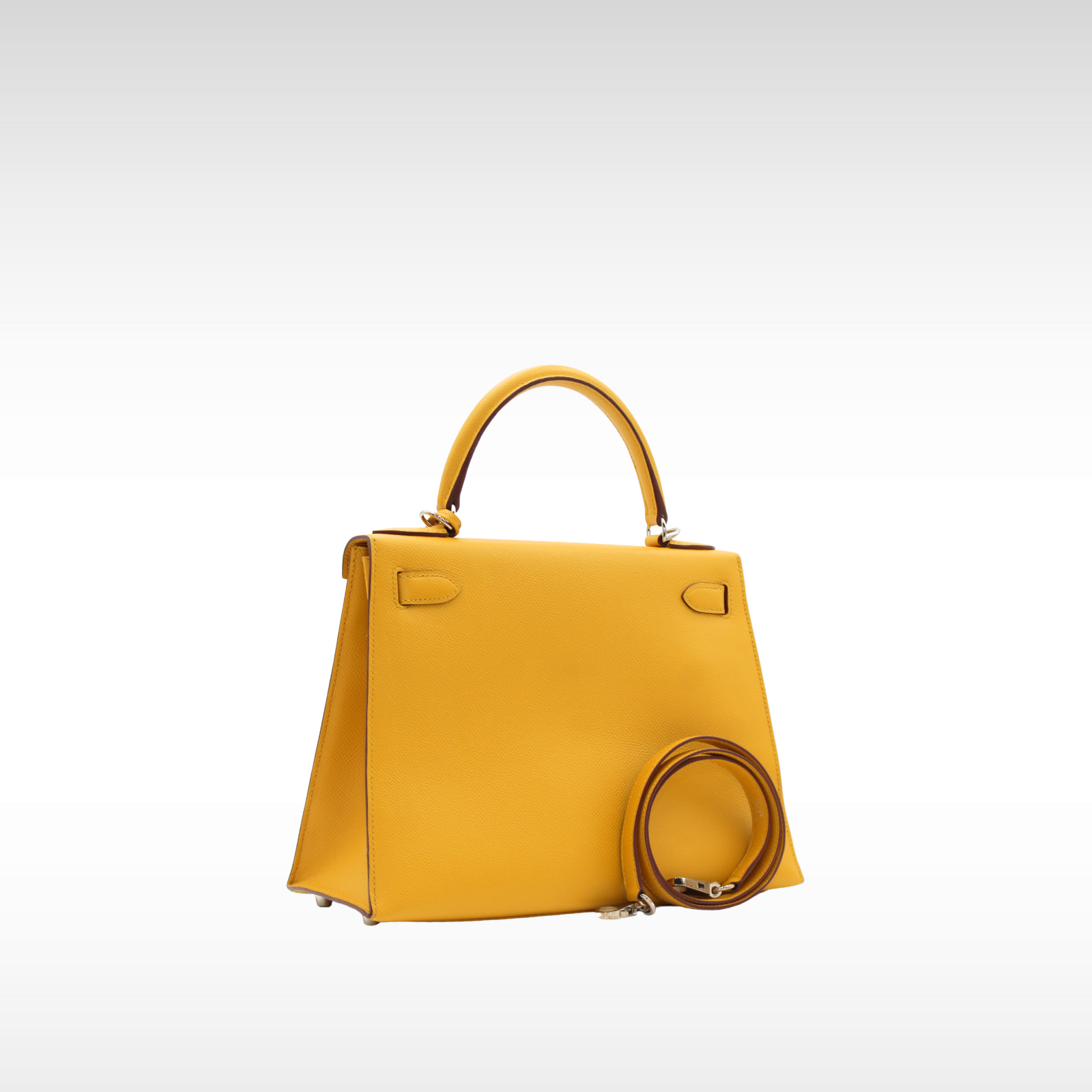 Kelly 28 Epsom Jaune Ambre