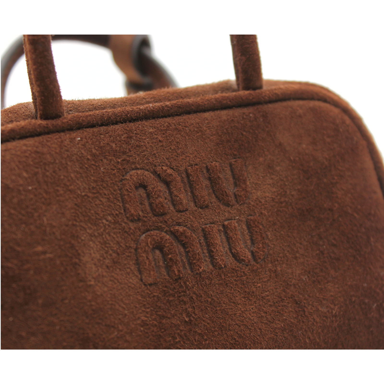 Beau Micro Suede Brown Handbag