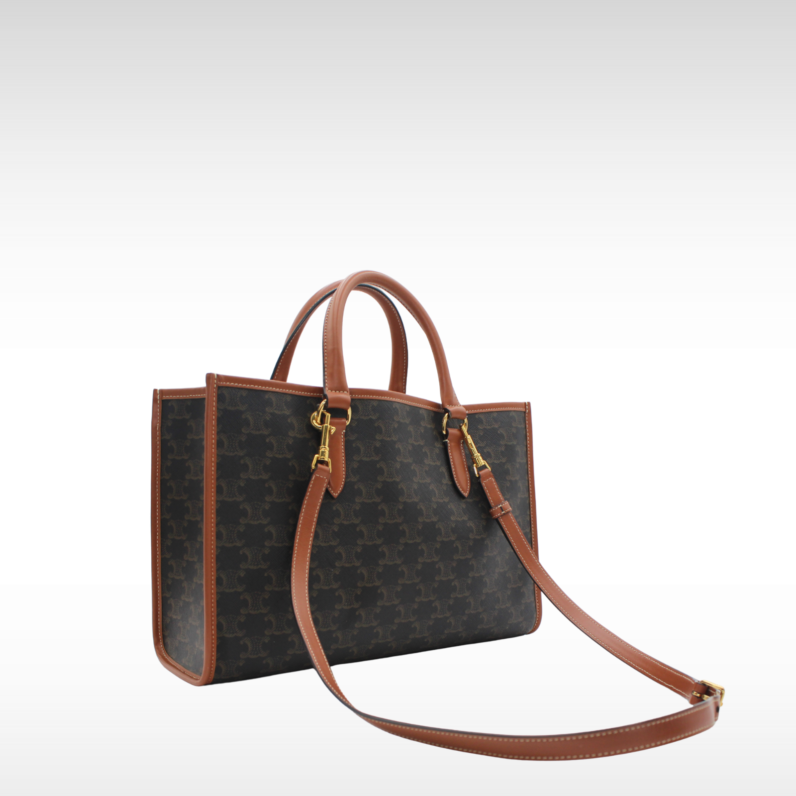 Horizontal Cabas Mini Triomphe Tote Bag