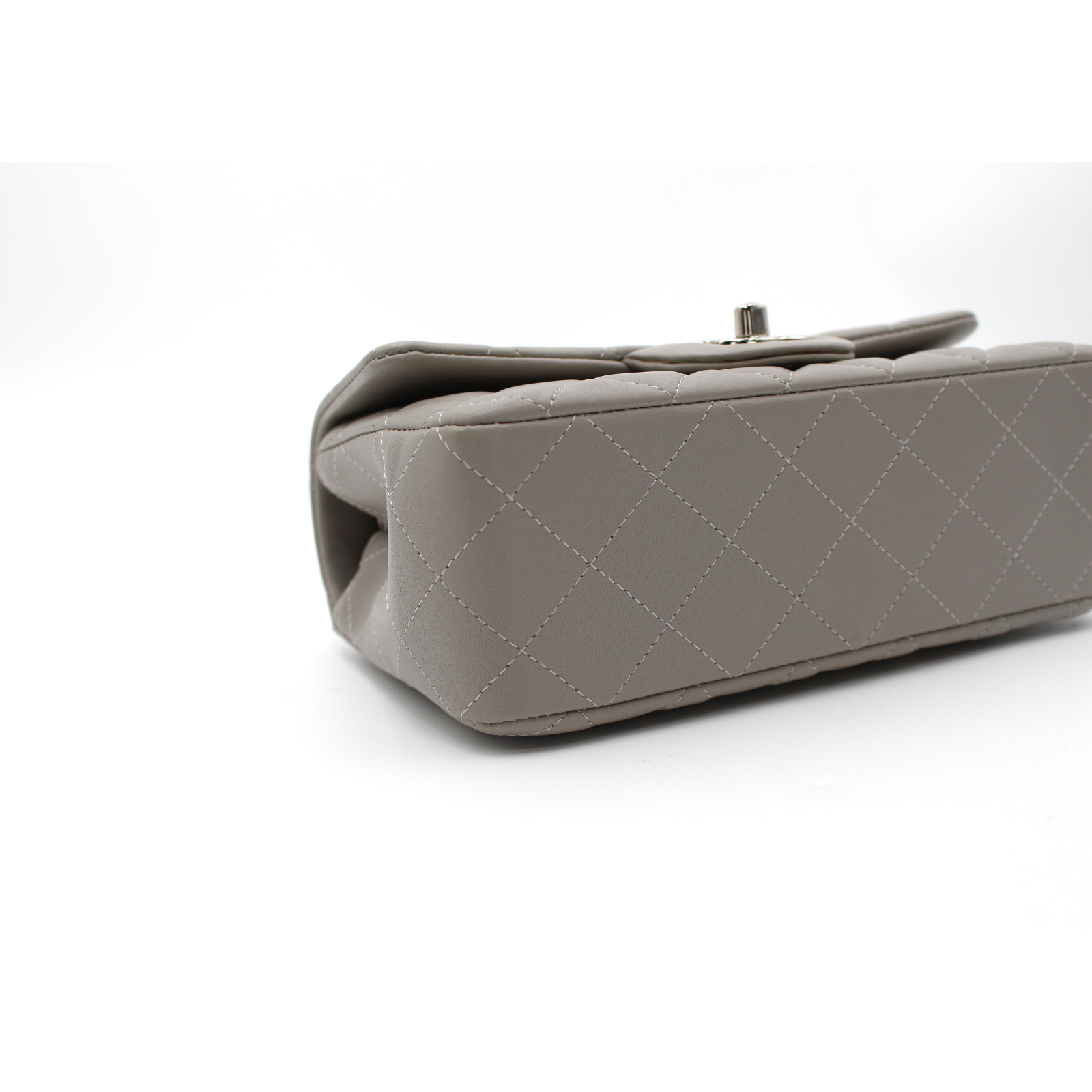 Classic Mini Lamb Gray Crossbody Bag