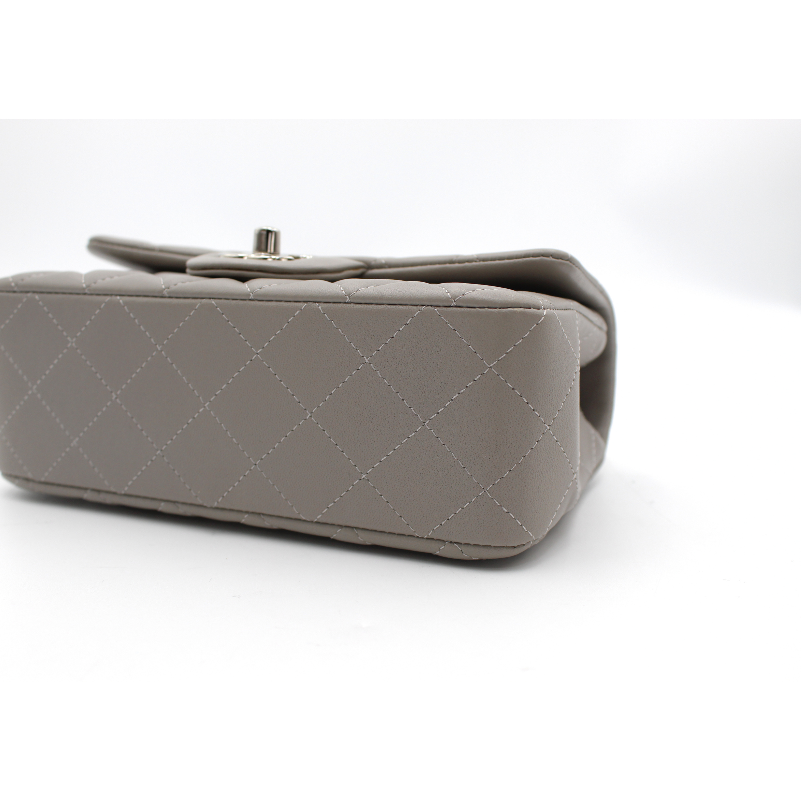 Classic Mini Lamb Gray Crossbody Bag
