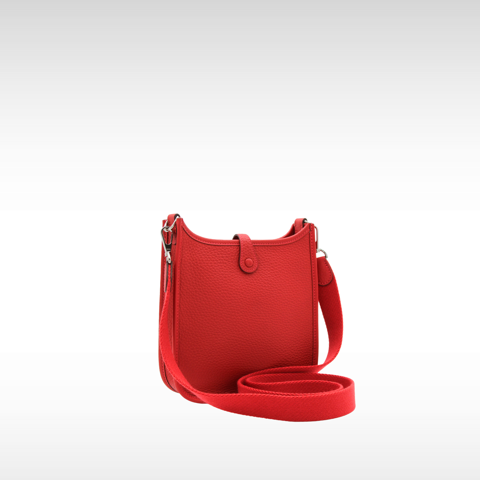 Evelyne Amazone 16 Taurillon Clemence Rouge de Coeur Crossbody Bag