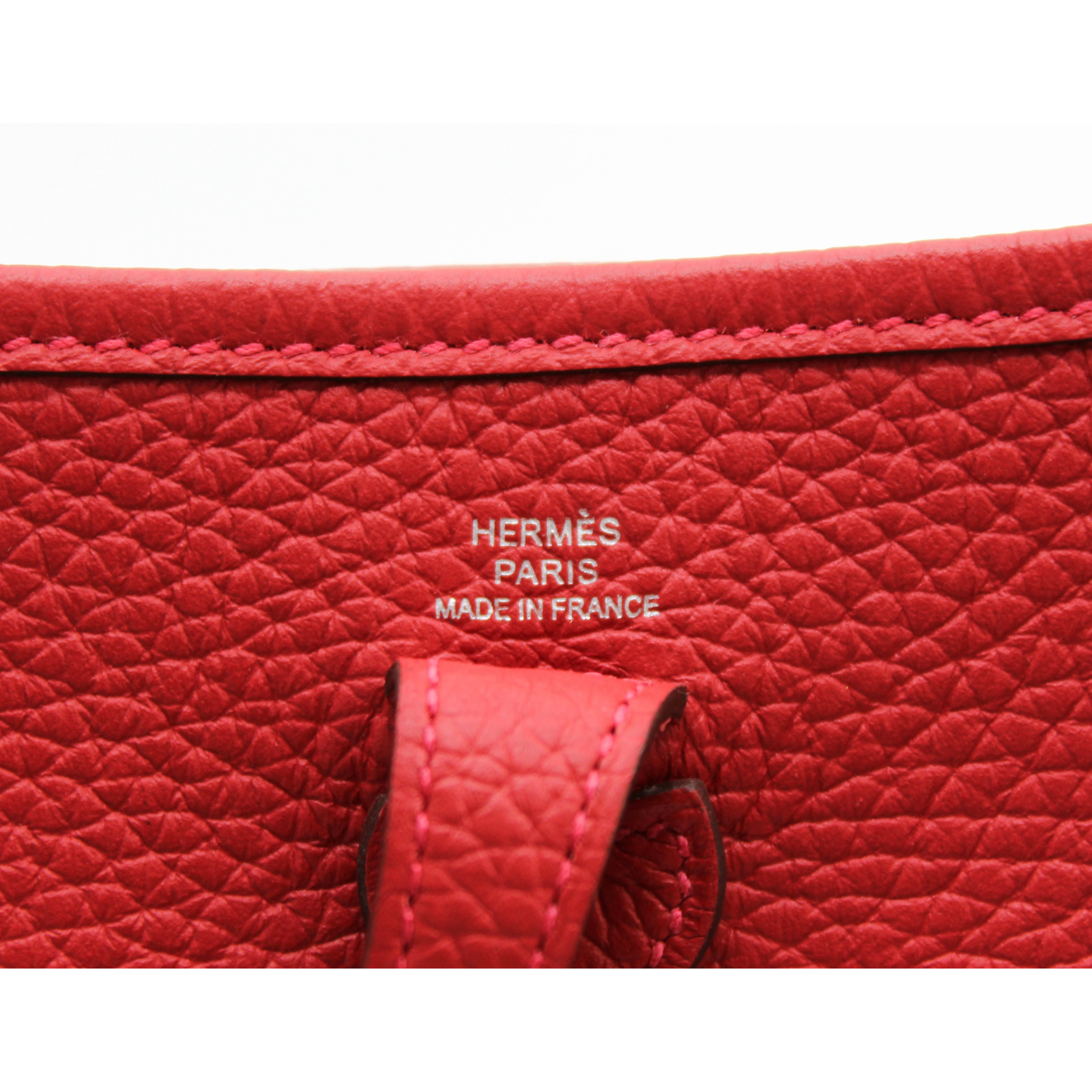 Evelyne Amazone 16 Taurillon Clemence Rouge de Coeur Crossbody Bag