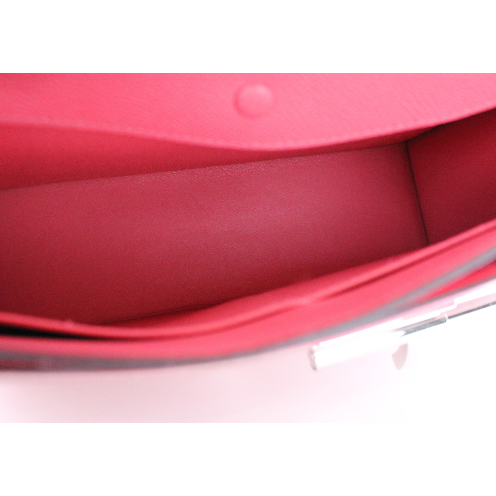 Verrou 21 Epsom Rose Azalee Shoulder Bag
