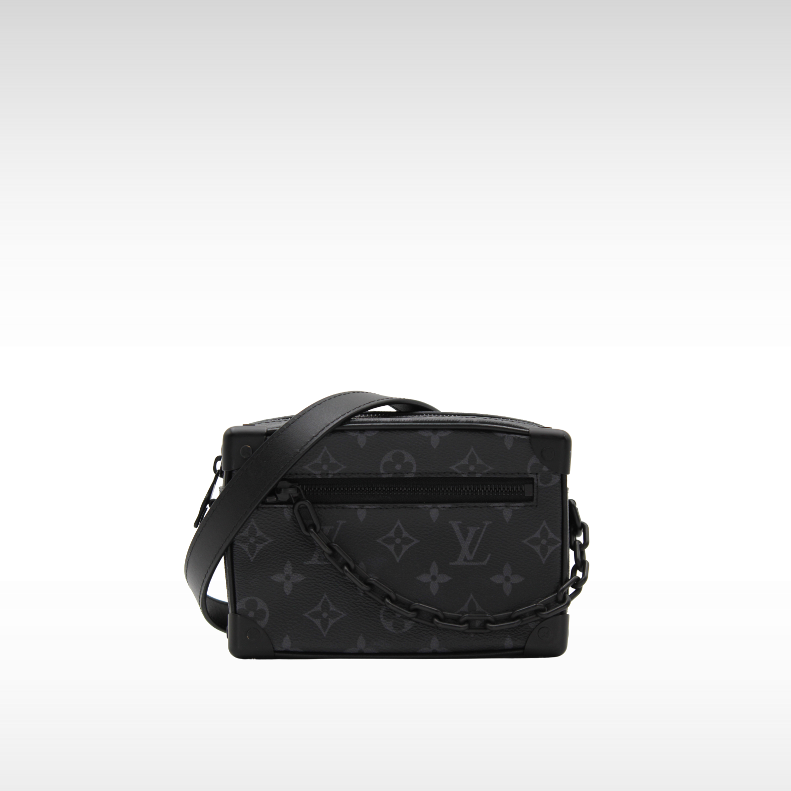 Soft Trunk Mini Monogram Eclipse Black Crossbody Bag