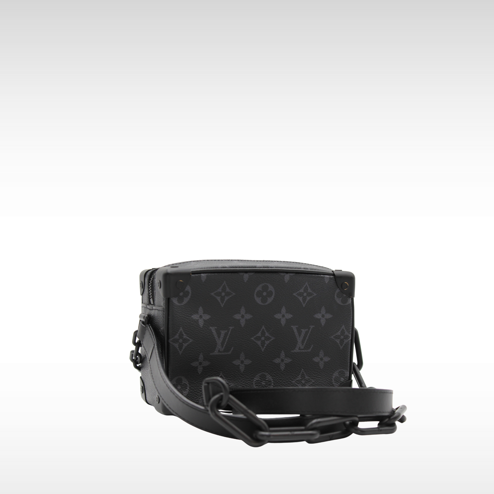 Soft Trunk Mini Monogram Eclipse Black Crossbody Bag