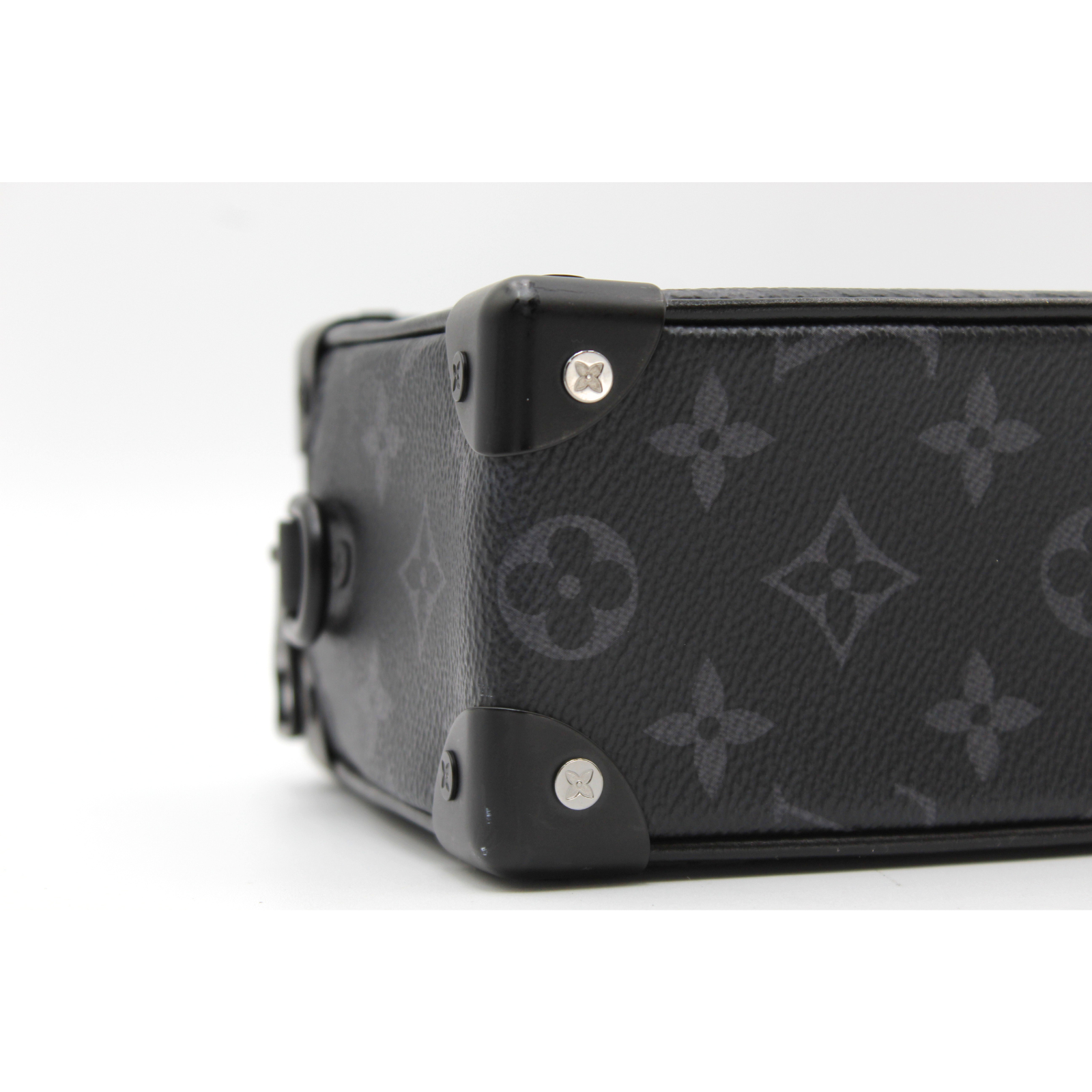 Soft Trunk Mini Monogram Eclipse Black Crossbody Bag