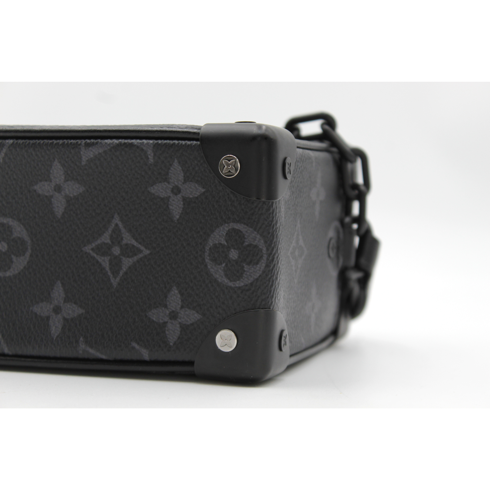 Soft Trunk Mini Monogram Eclipse Black Crossbody Bag