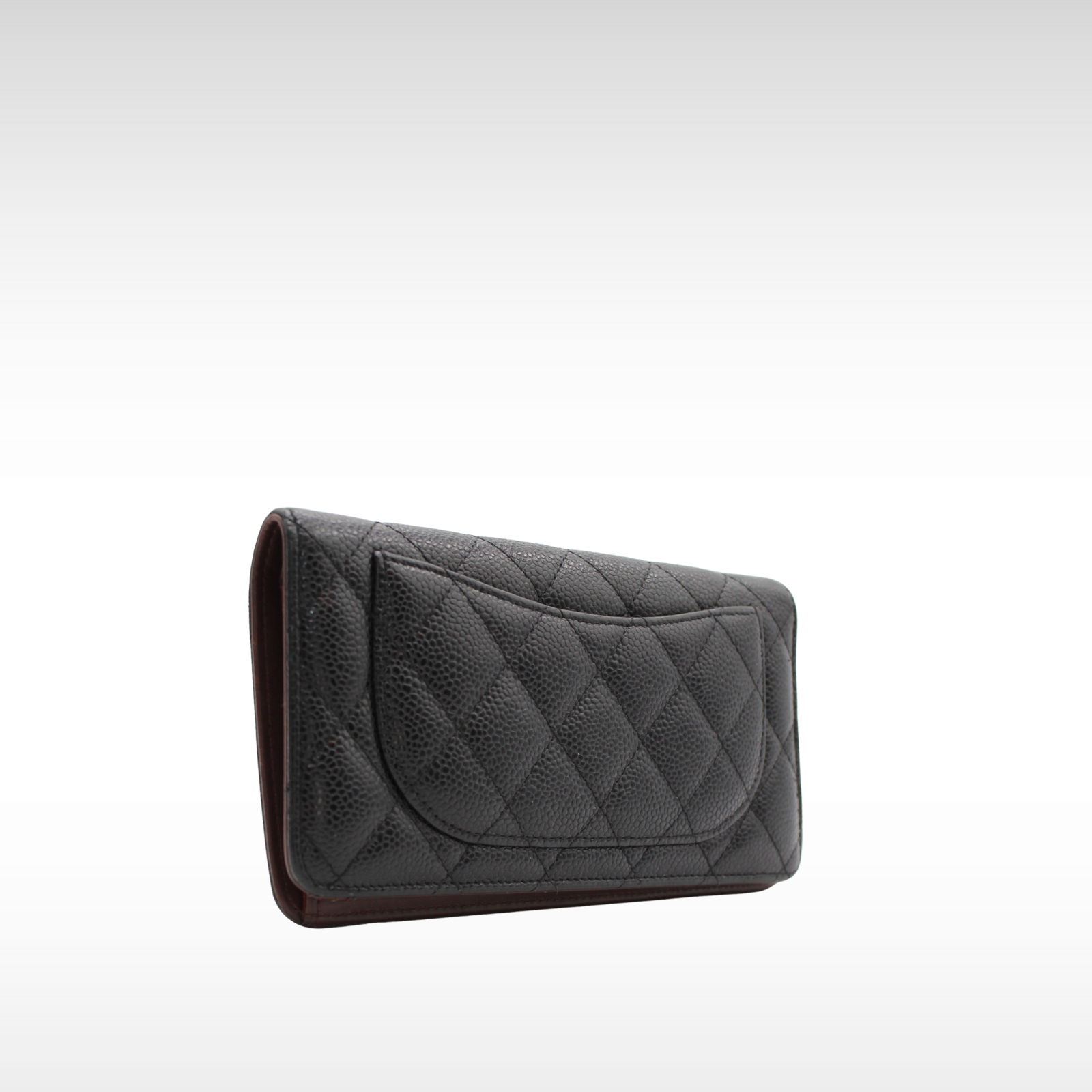 Timeless Classic Caviar Black Wallet