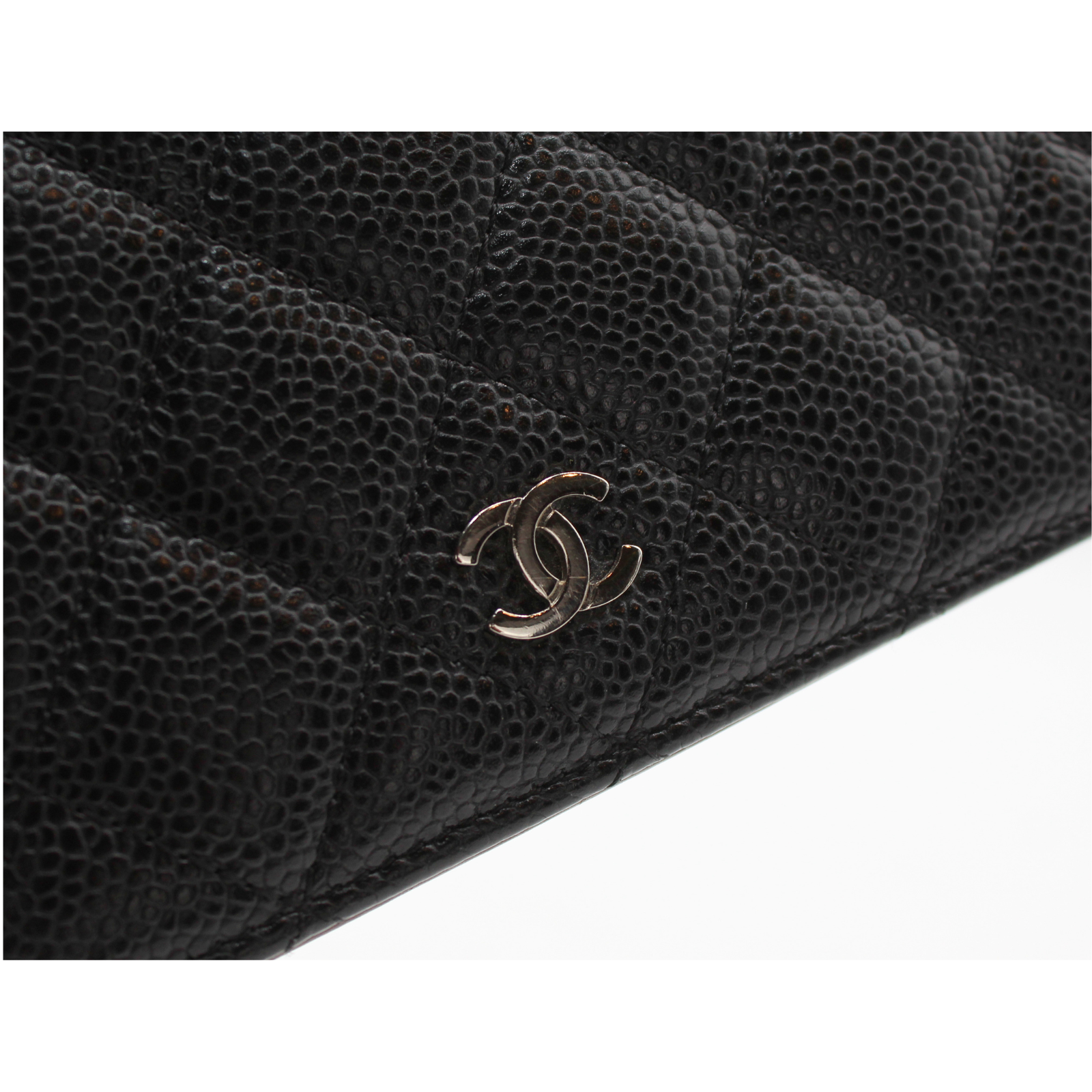 Timeless Classic Caviar Black Wallet