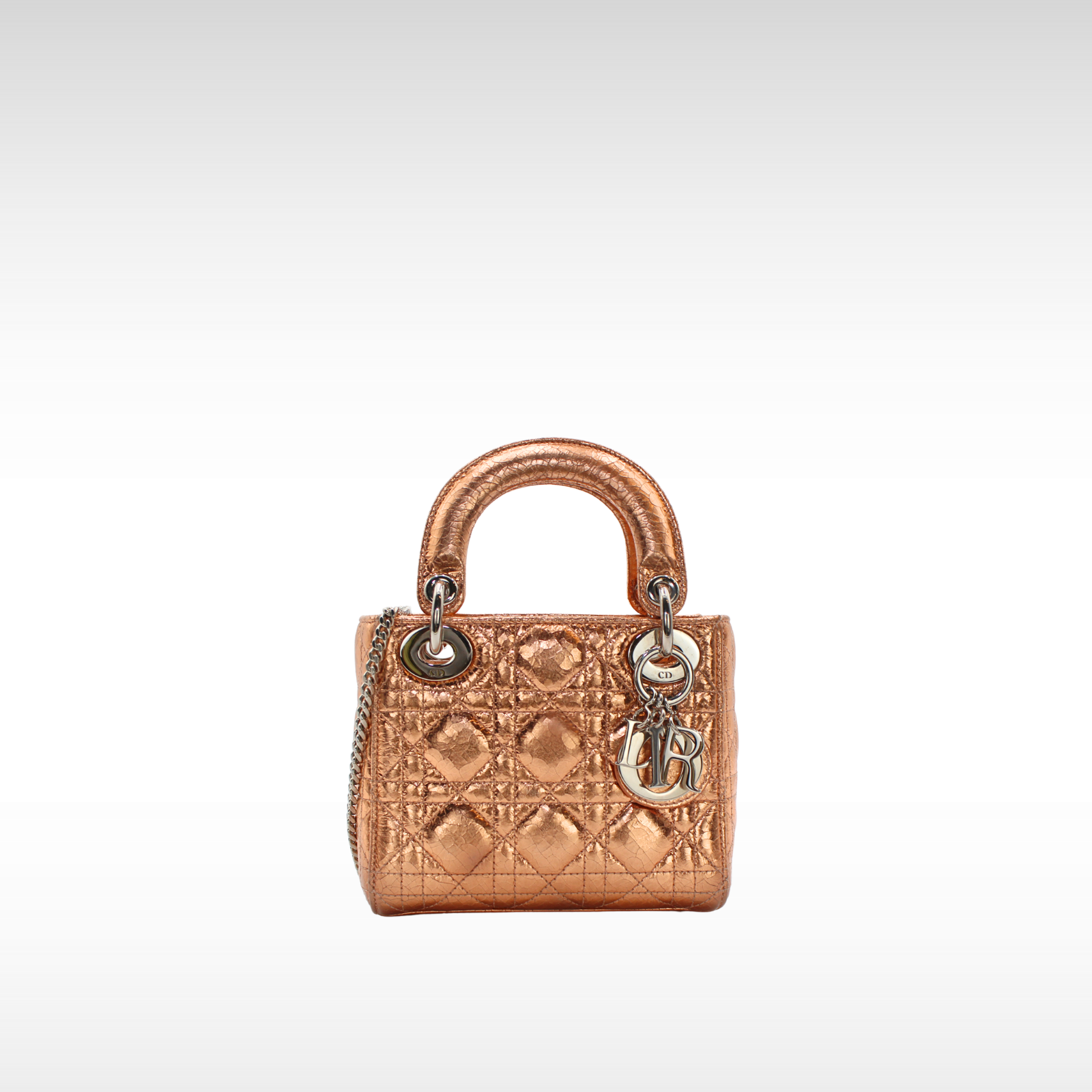 Lady Dior Mini Calf Handbag