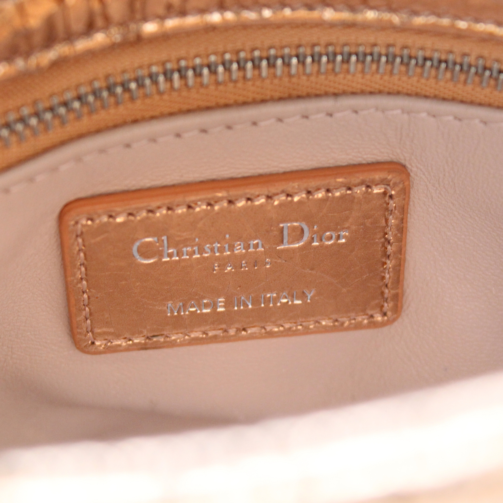 Lady Dior Mini Calf Handbag