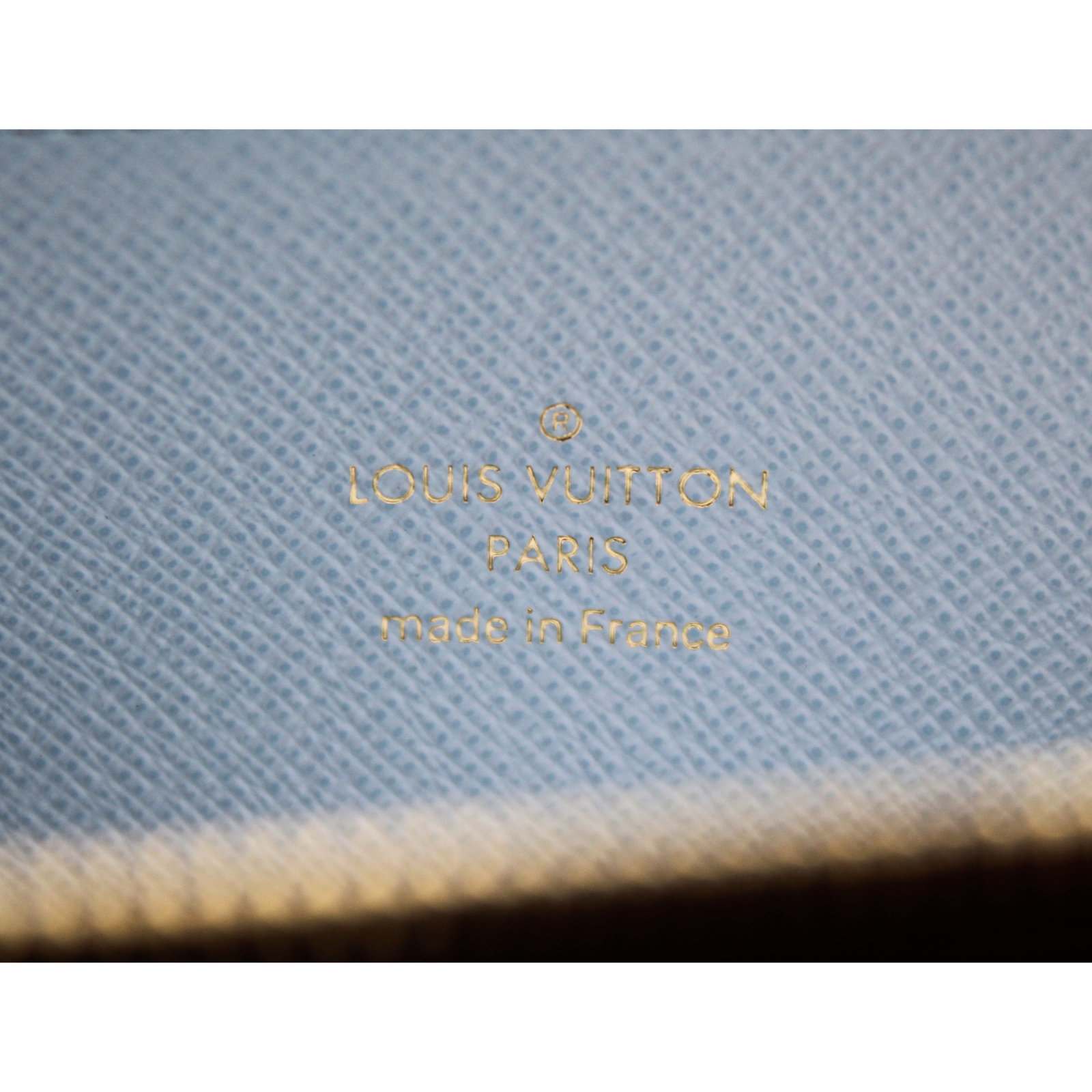 Noa Key Holder Monogram Marron + Blue Olympe Coin Case
