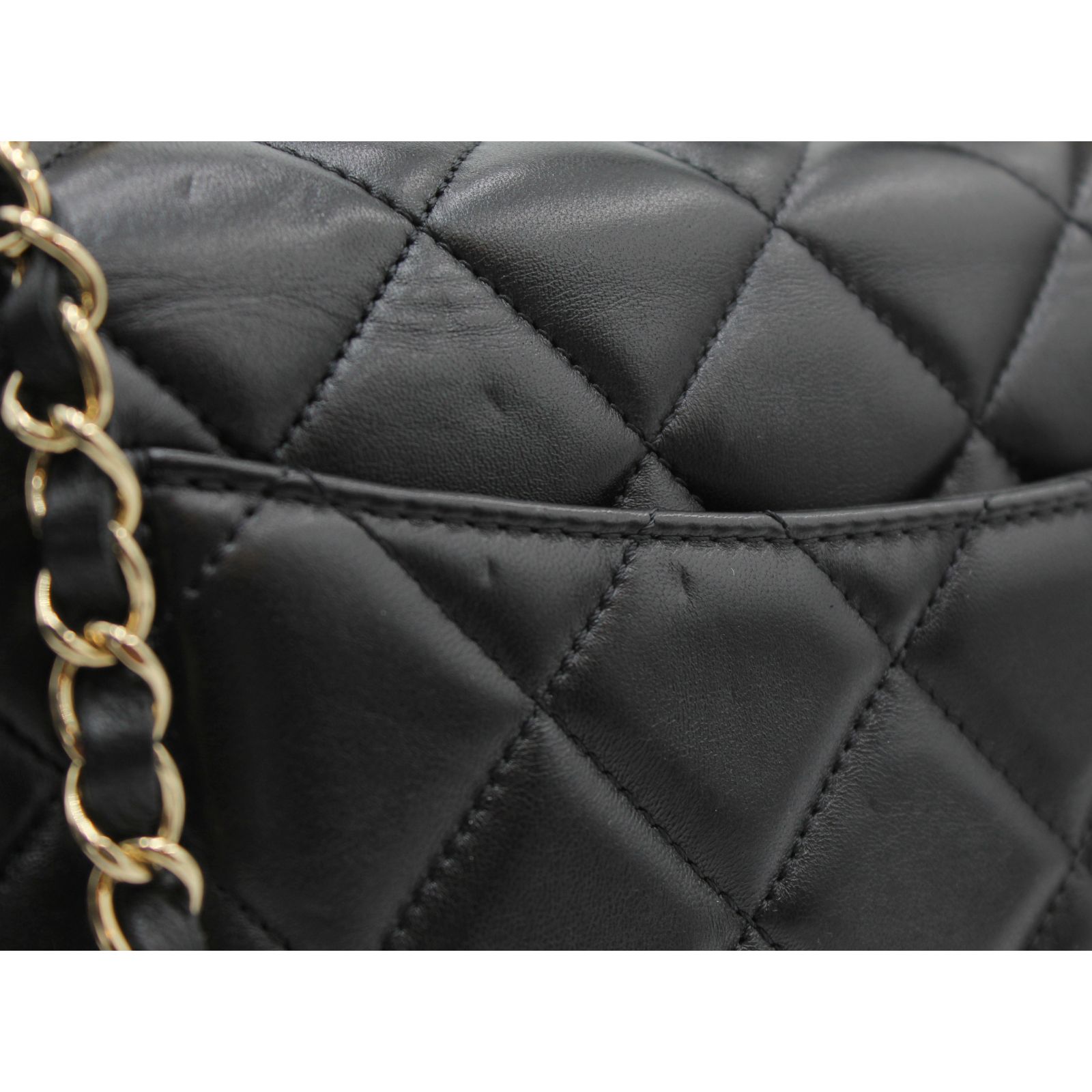 Trendy CC Small Lamb Black Handbag