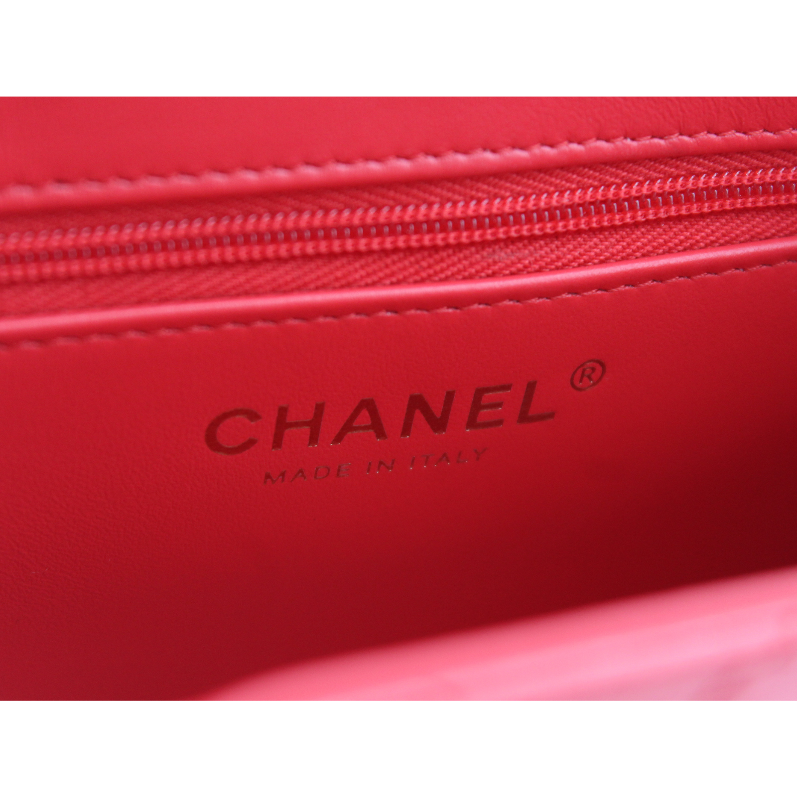 Shopping Bag Mini Calf Red Handbag