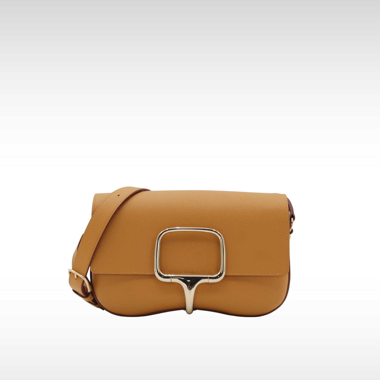 Della Cavalleria Elan Epsom Sesame Shoulder Bag