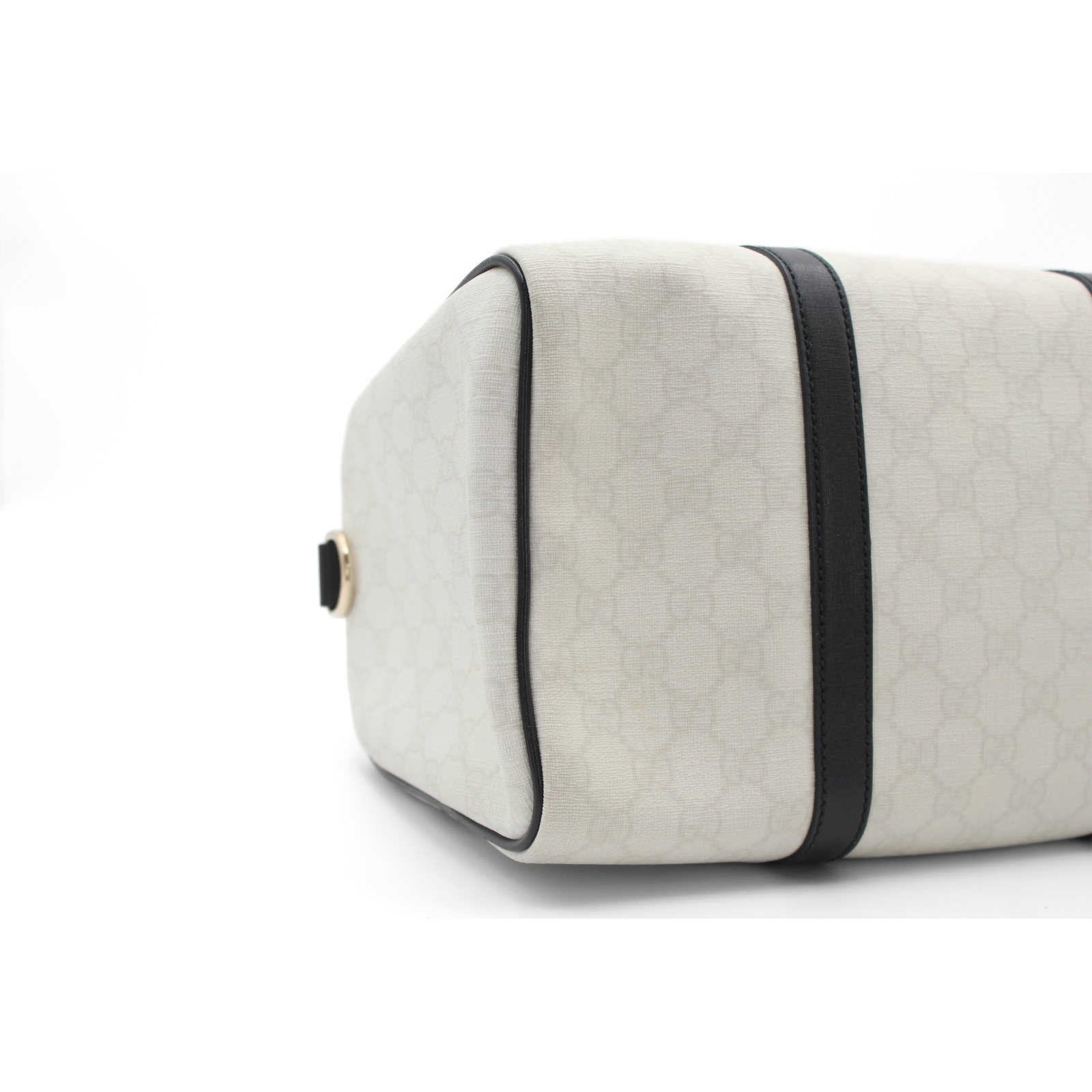 GG-Supreme Coated Canvas White Handbag