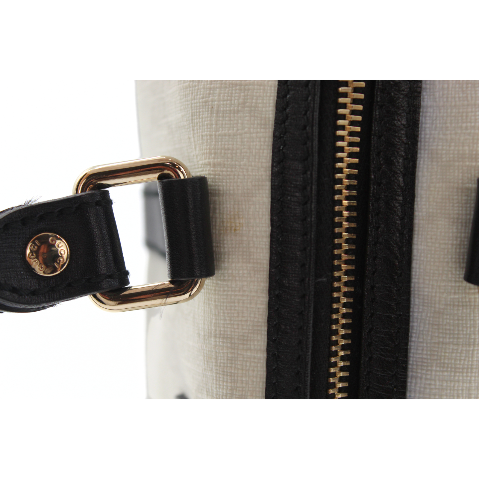 GG-Supreme Coated Canvas White Handbag