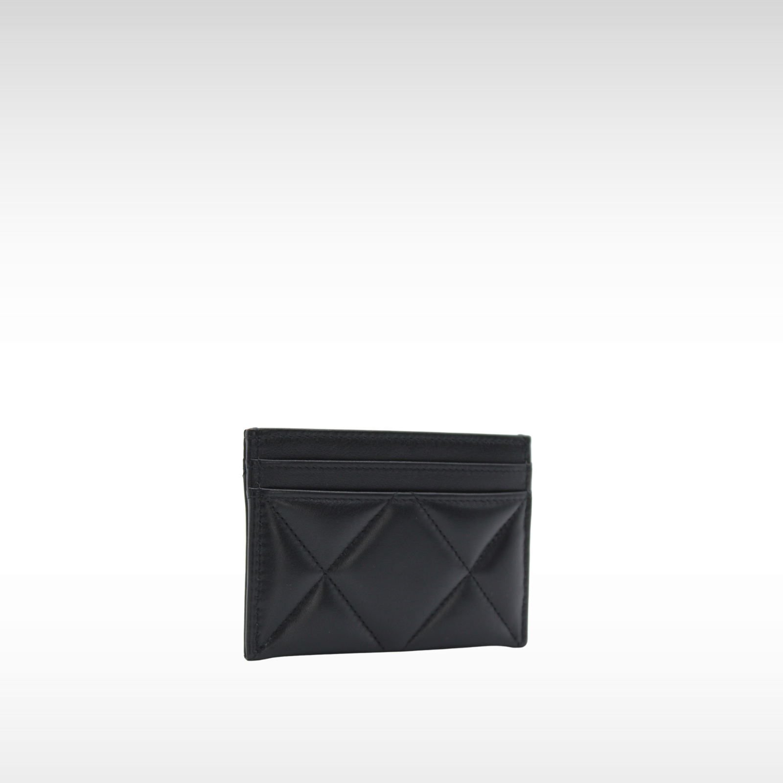 Chanel 19 Lamb Black Card Case