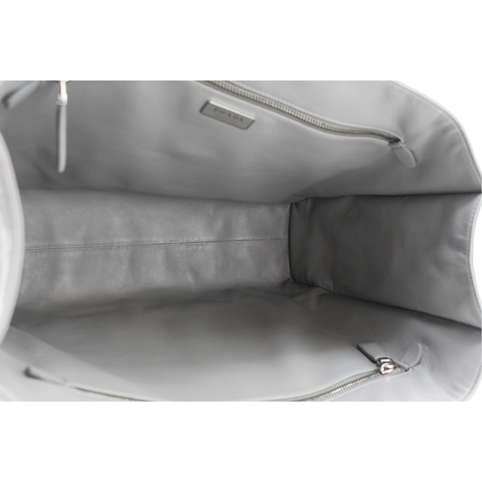 Shopping Large Gray Calf Tote Bag