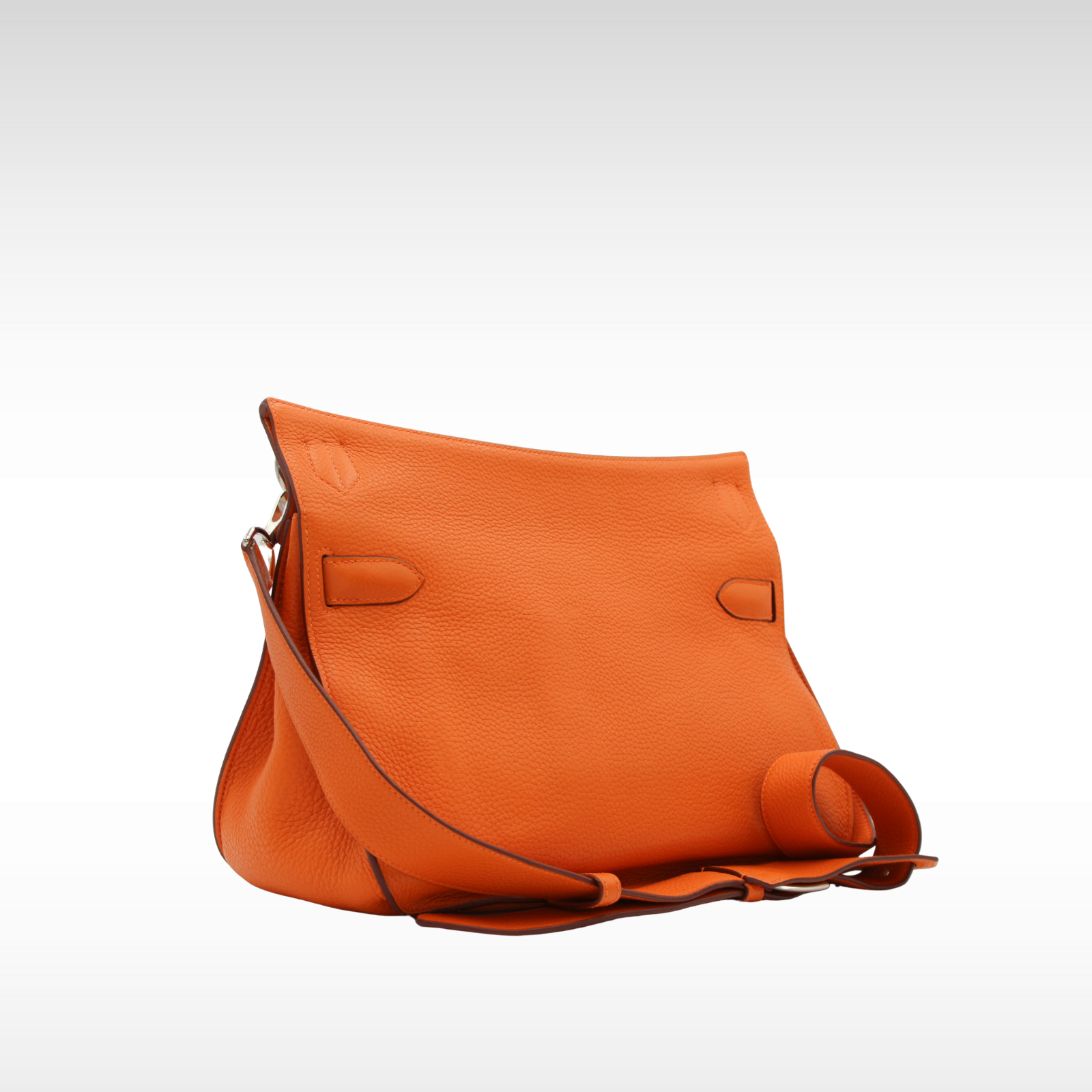Jypsiere 34 Taurillon Clemence Orange Crossbody Bag