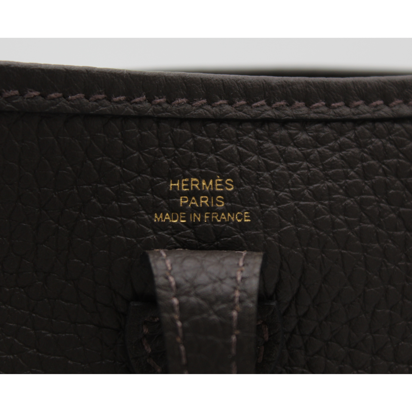 Evelyne Amazone 16 Taurillon Clemence Ebene Crossbody Bag