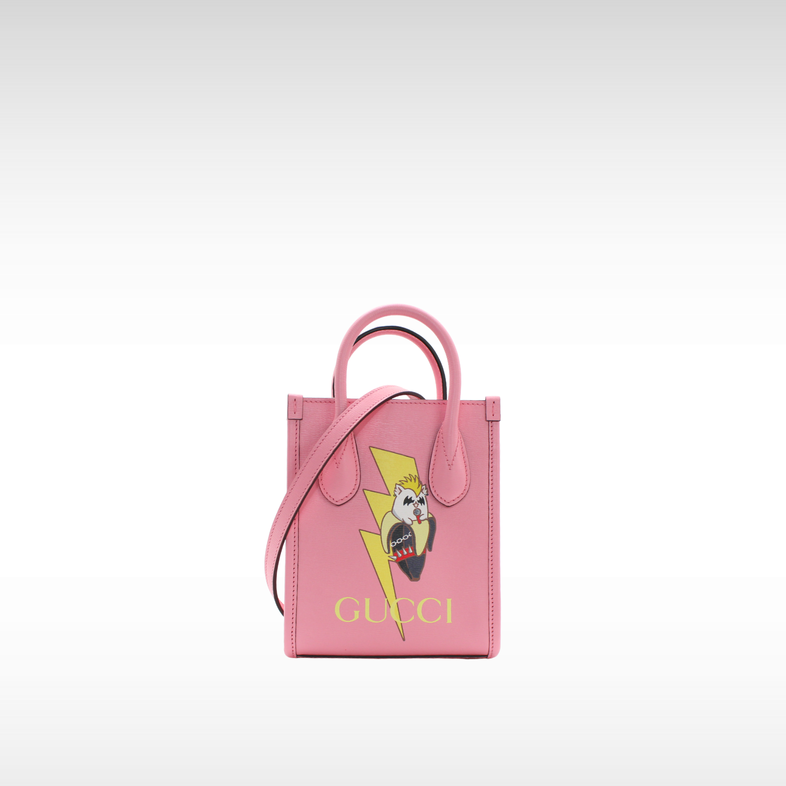 Mini Bananya Pink Calf Handbag