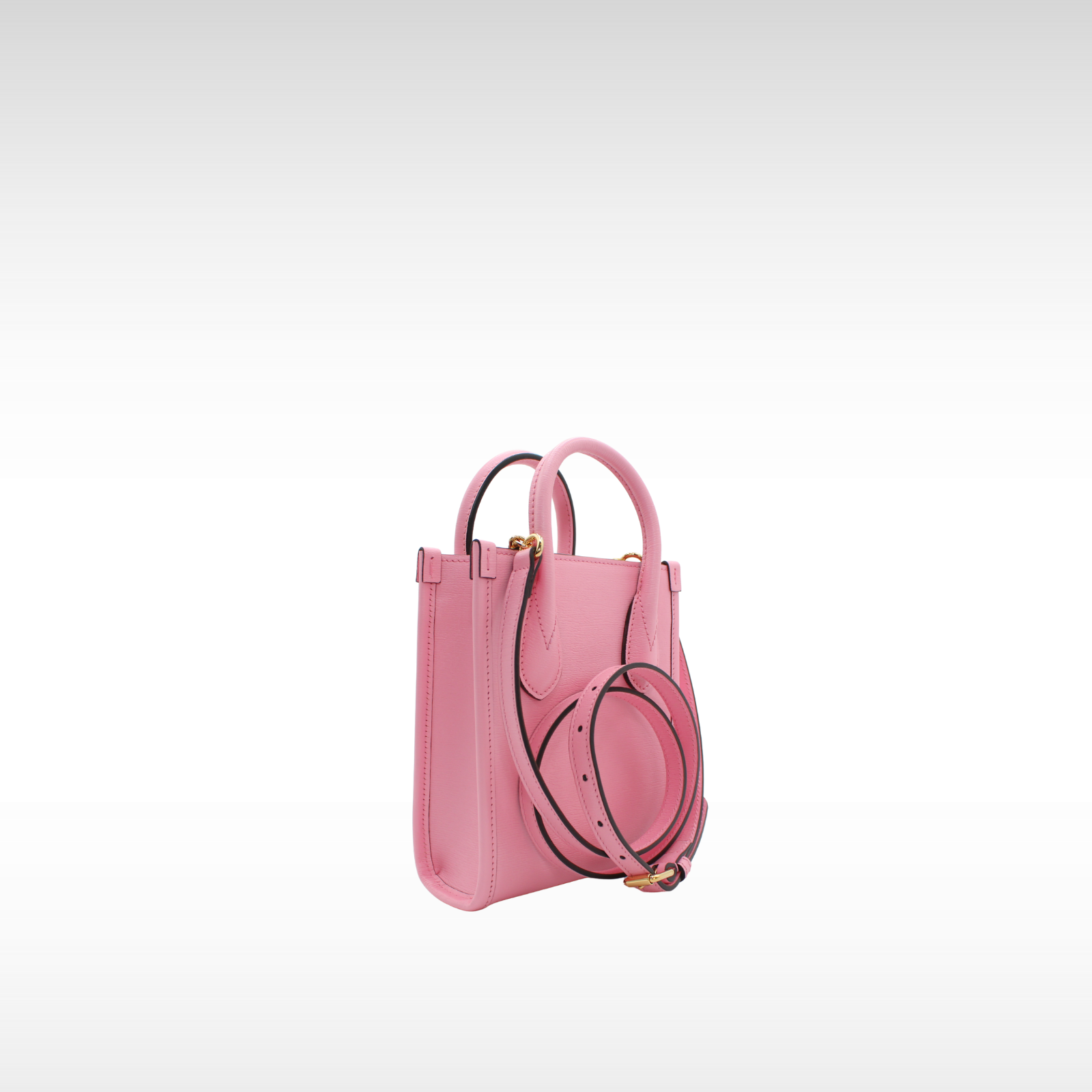 Mini Bananya Pink Calf Handbag
