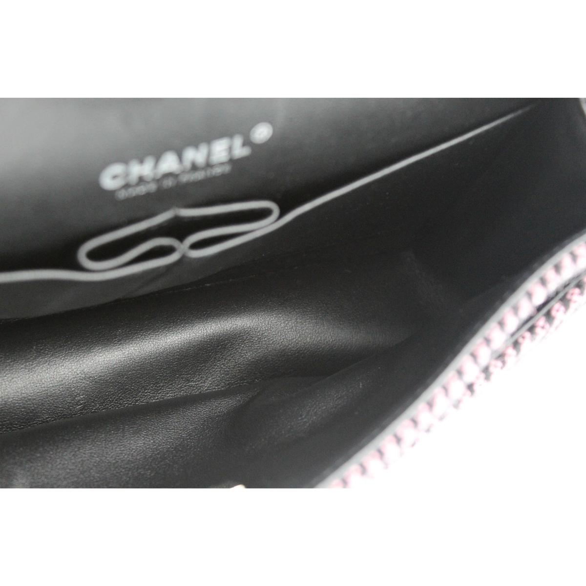 Classic Wool Pink + Black Shoulder Bag