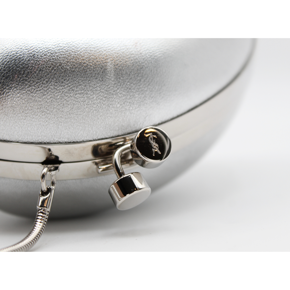 Love Box Calf Silver Shoulder Bag