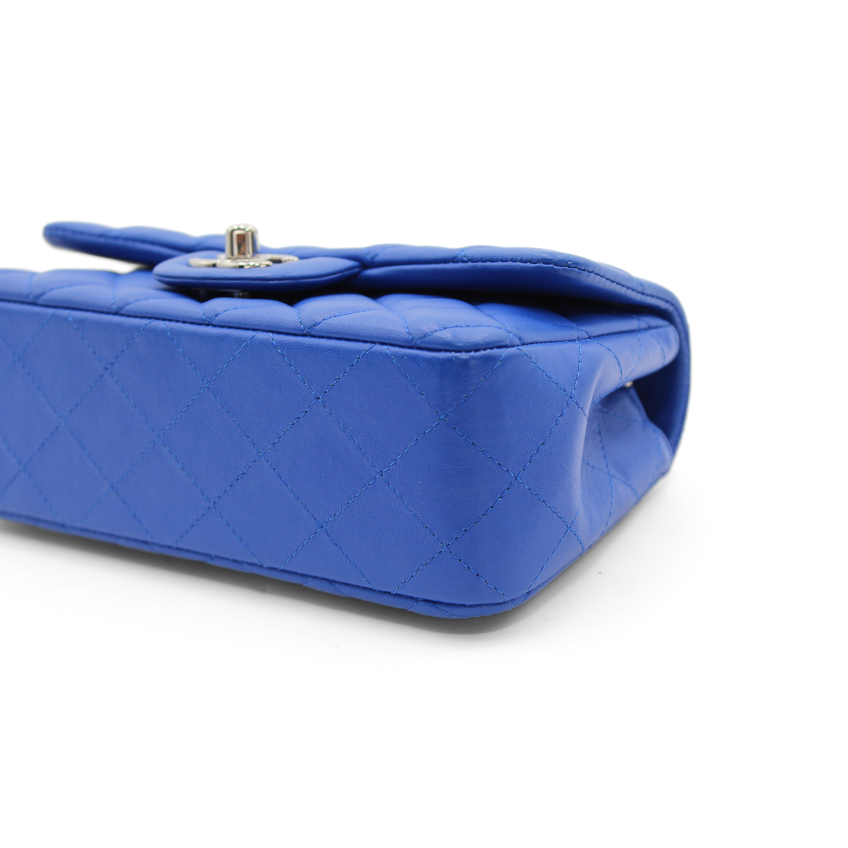 Classic Mini Lamb Blue Crossbody Bag