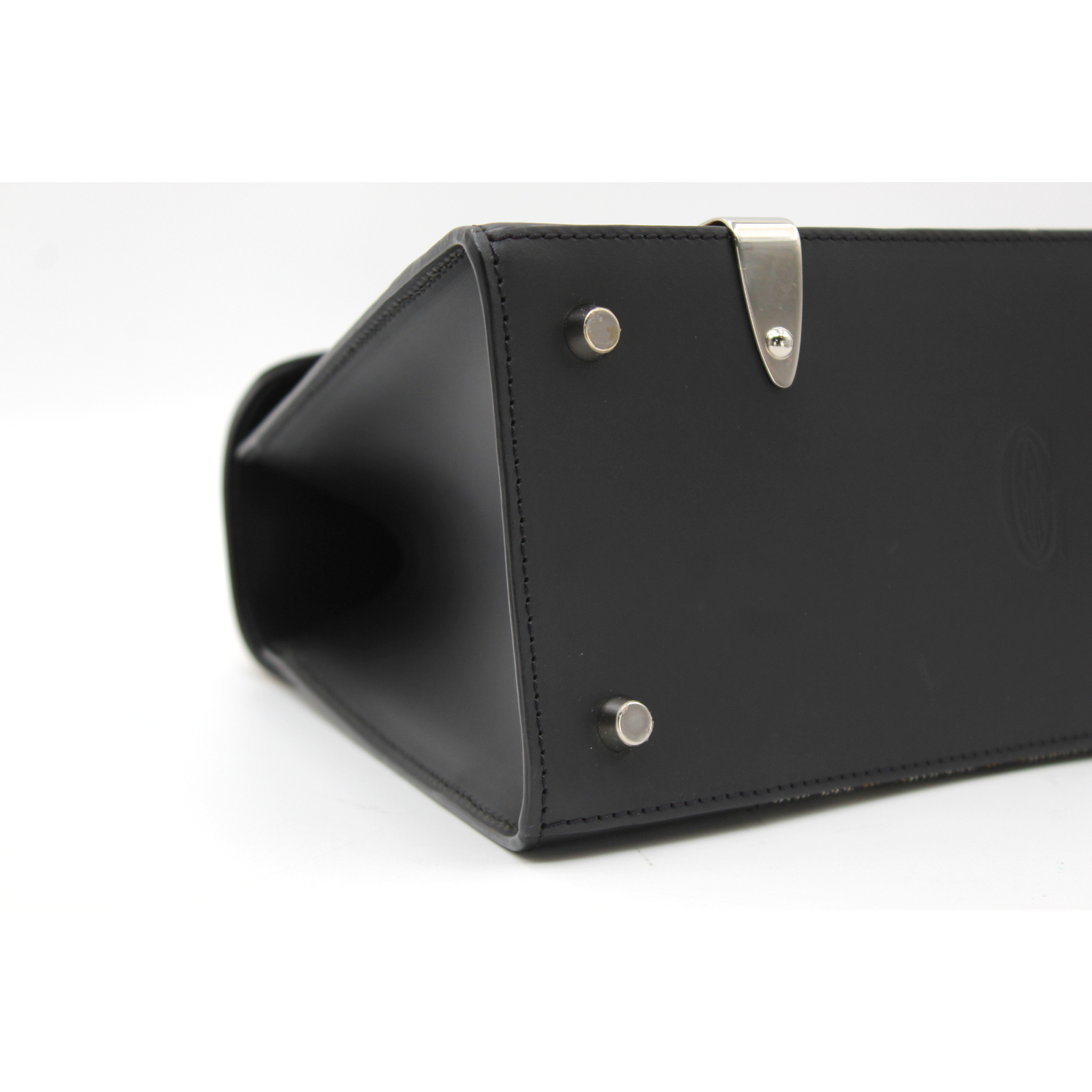 Saigon PM Coated Canvas Black Handbag