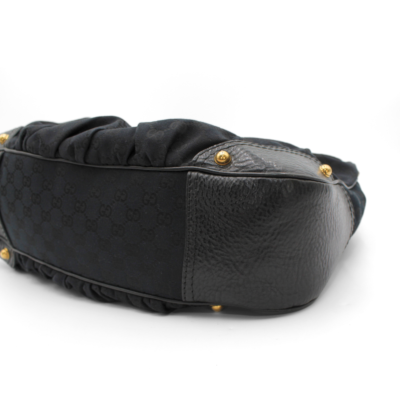 Jockey Hobo Large GG-Canvas Shoulder Bag