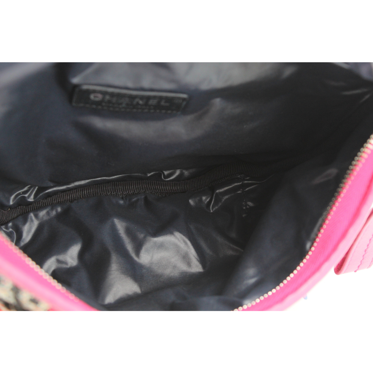 Tweed Pink + Multicolor Crossbody Bag