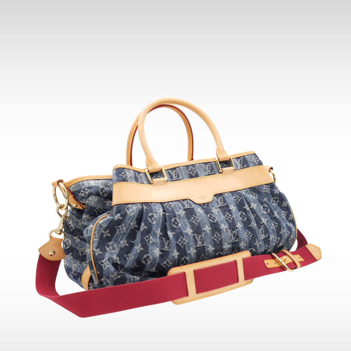 Cabas Raye GM Monogram Denim Handbag