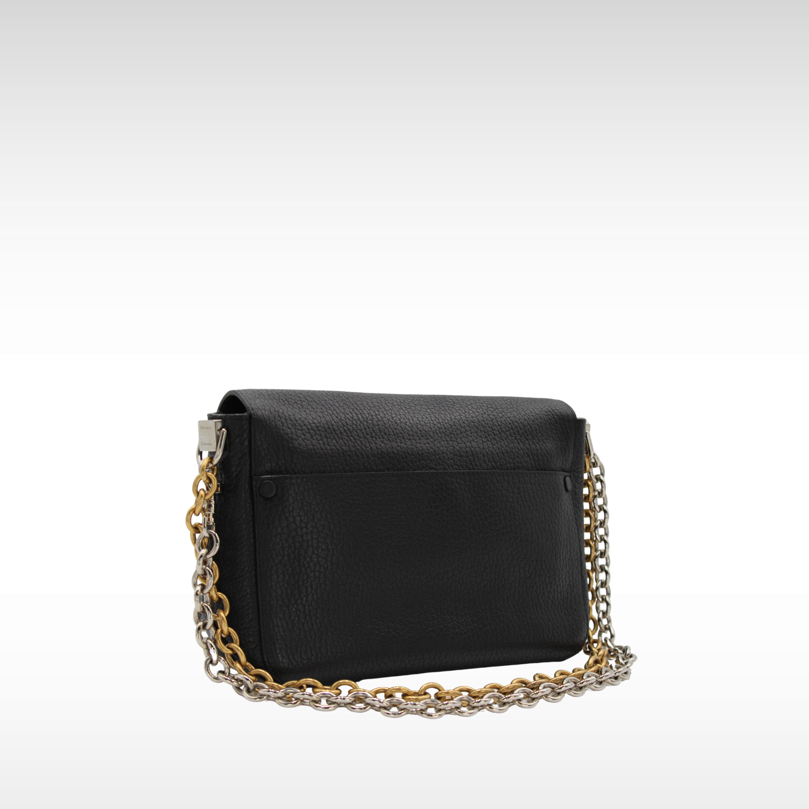 PS Courier Calf Black Crossbody Bag