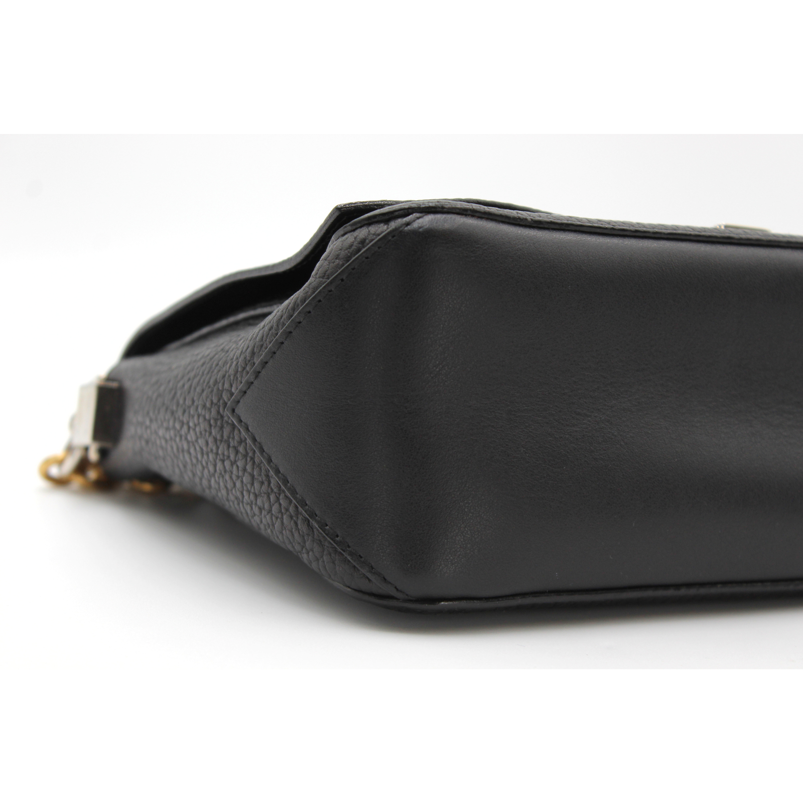 PS Courier Calf Black Crossbody Bag
