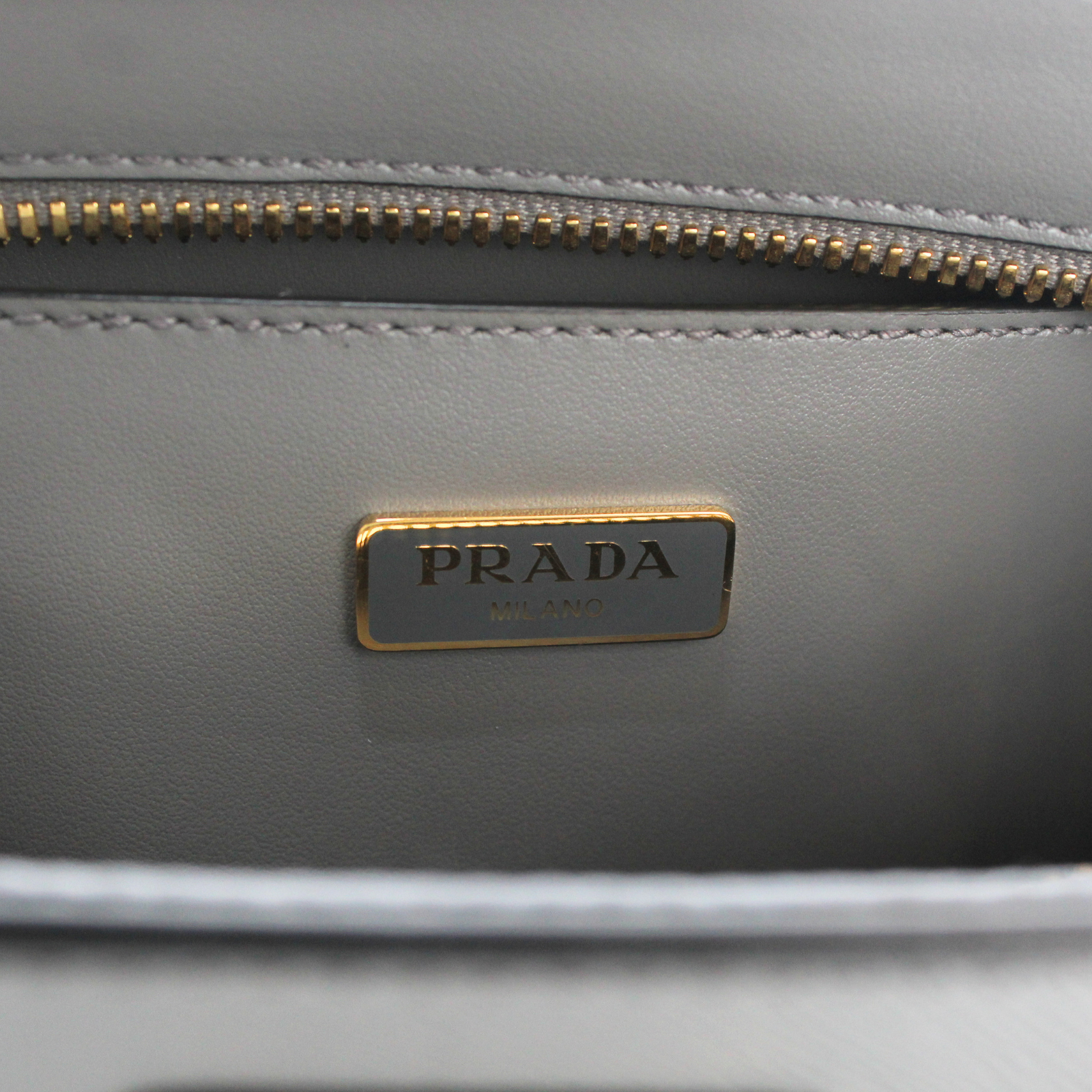 Galleria Calf Gray Handbag