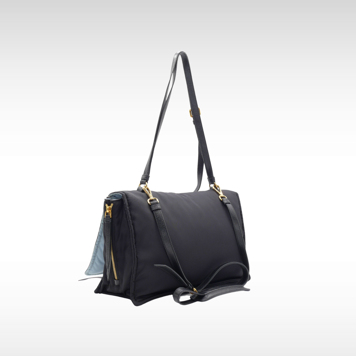 Etiquette Nylon Shoulder Bag